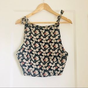 Reformation Floral Crop Top